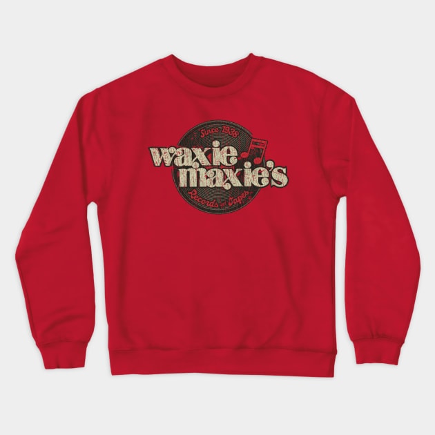 Waxie Maxie's Records & Tapes 1938 Crewneck Sweatshirt by JCD666